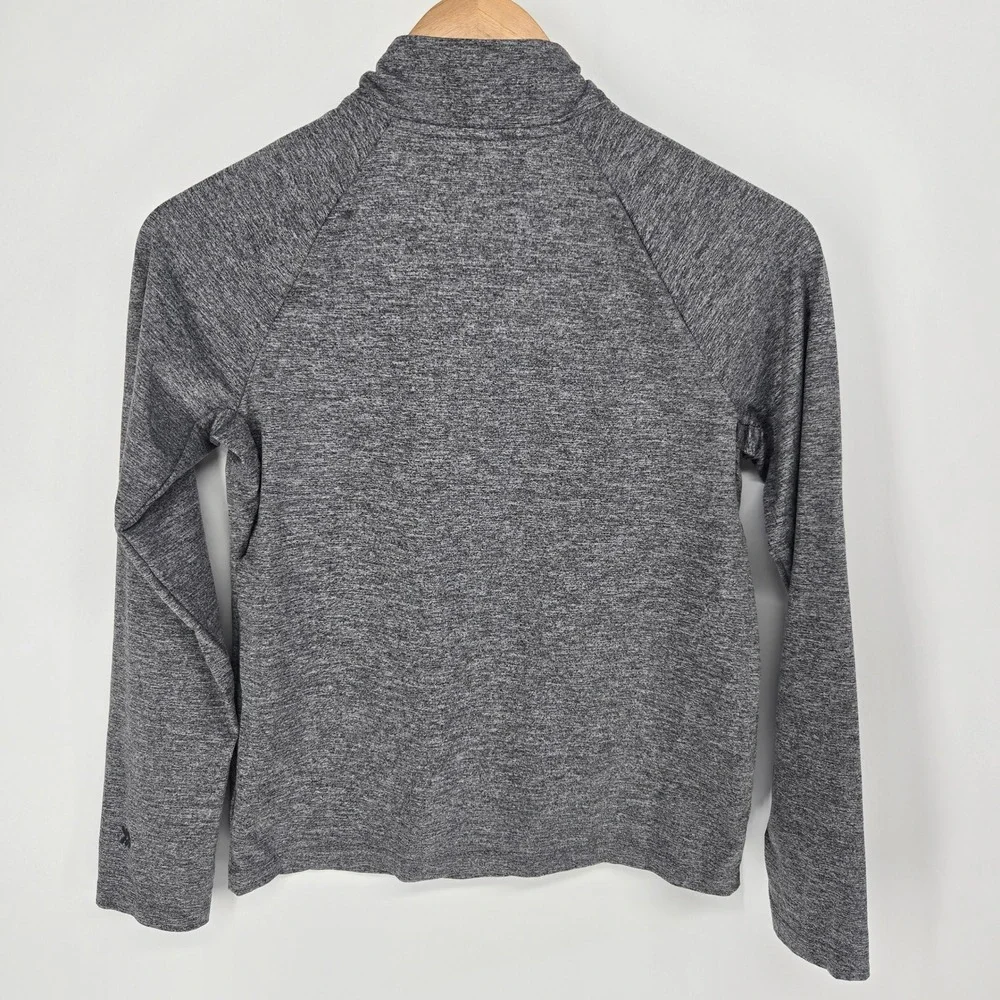 All in Motion Quarter Zip Pullover‎ Kids L 10/12 Gray Heathered Athletic Top